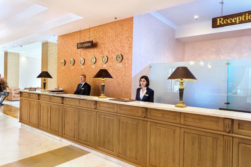 reception in hotel ani plaza yerevan