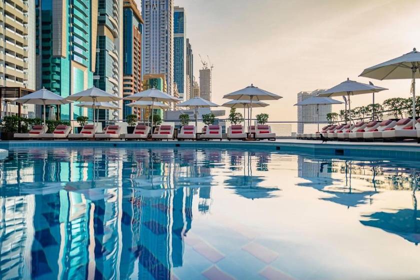 Pool in Towers Rotana Hotel, Dubai