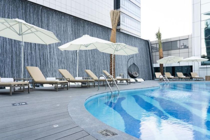 Pool in Al Khoory Sky Garden Hotel Dubai-2