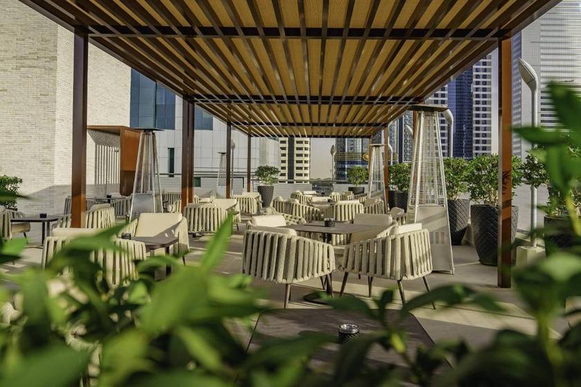 Outdoor Area in Towers Rotana Hotel, Dubai